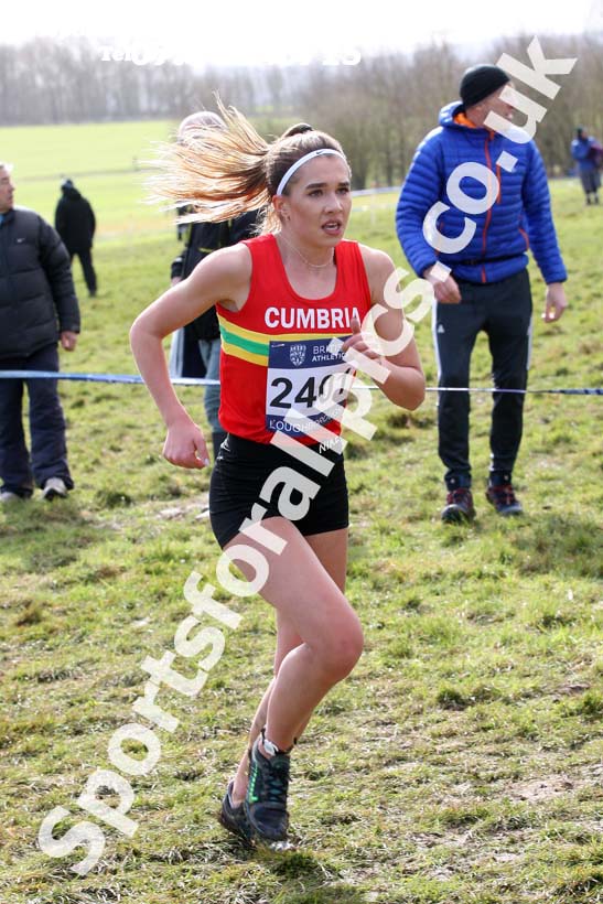 Womens under-20s 2019 British Athletics Inter Counties Cross Country, Prestwood Hall, Loughborough. Photo:  David T. Hewitson/Sports for All Pics